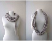 Coffee Milk chain loop tube infinity scarf lariat cowl necklace Women accessories fall winter autumn fashion