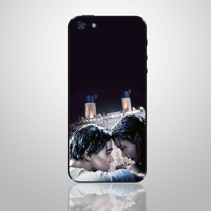 Jack and Rose Titanic -- iPhone Back Cover Decal iPhone 5 Decals  iPhone 4S / iPhone 4 Decal Sticker Apple iPhone Vinyl Case Skin