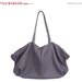 Canvas Bag-  Large tote bag - Dark grey bag