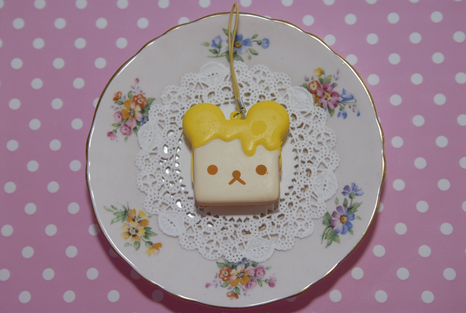 Kawaii Squishy Honey Dipped Rilakkuma Toast