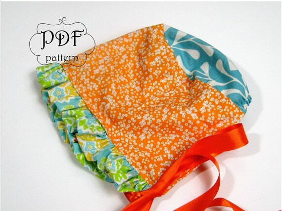 Etsy Bonnet Pattern | pdf baby bonnet sewing pattern for girls by indipatterns Etsy Bonnet Pattern | pdf baby bonnet sewing pattern for girls by indipatterns