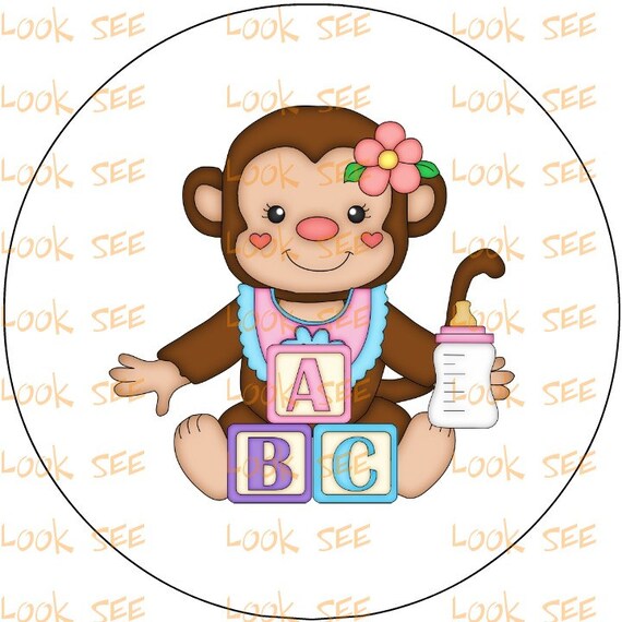 free baby girl monkey clip art - photo #48