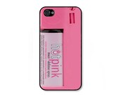 Hot Pink Defense Spray - iphone 4 case - iphone 4s cover - hot pink iphone 4 and 4s - defense spray iphone case
