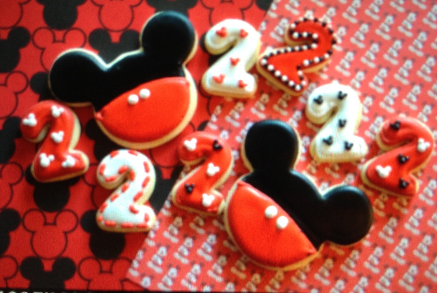 Mickey Mouse Sugar Cookies - Party Tray