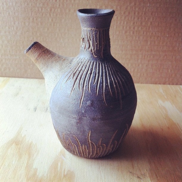 Black Designed Cruet/Bottle
