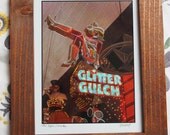 Casino Cowgirl - unique, handmade wooden frame and limited print