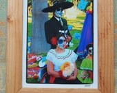 EL PATRIARCA - unique, handmade wooden frame and limited print