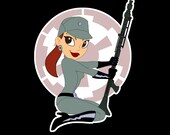 Star Wars Female Imperial Officer Pin-up