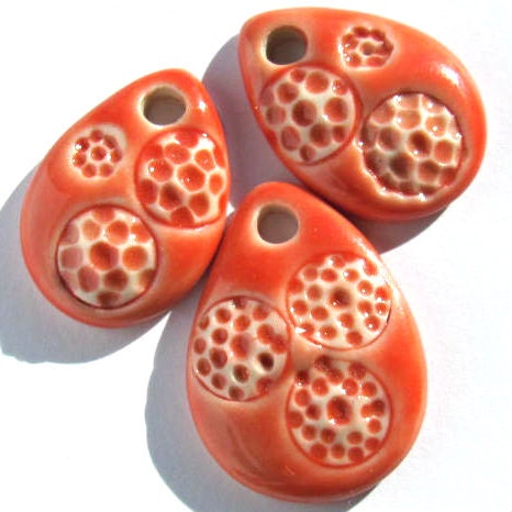 Ceramic Pendant and Earring Dangles