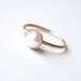 White Pearl 14kt Gold Filled Ring