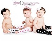 white with hot pink polka dots FREE shipping
