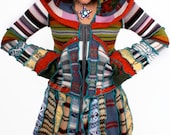 Rainbow Sweater Elf Coat Pattern