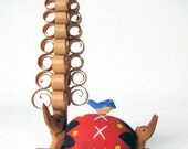 Vintage Rabbit Erzgebirge Germany Wooden Figurine Expertic