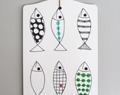 Cutting board fish