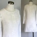 60s XXS/XS Off White Lace Shift DRESS