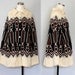 70s M/L Tribal Print Sweater CAPE