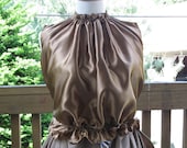 Gold Sleeveless Blouse (Mrs. Fitzsimmons Collection)