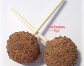 Laineys Carob Raspberry Pops