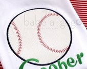 Baseball Single Ringer Tee Shirt by babe-a-gogo for Toddlers, Boys or Girls