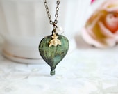 Vintage Traveler - Romantic, Shabby chic, bohemian necklace