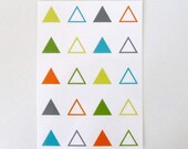 Triangles Postcard