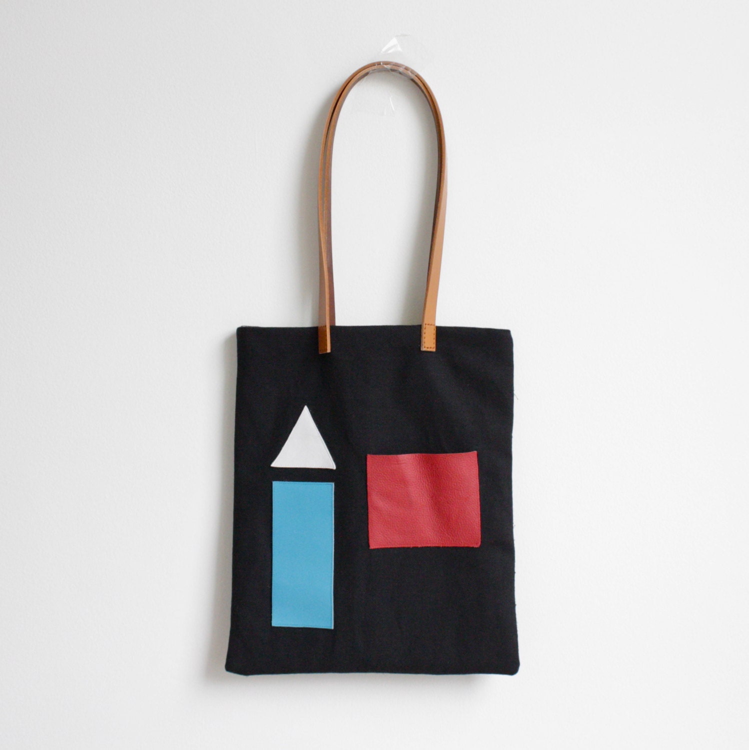 Geometric tote bag