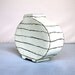 small black and white striped wabi sabi vase