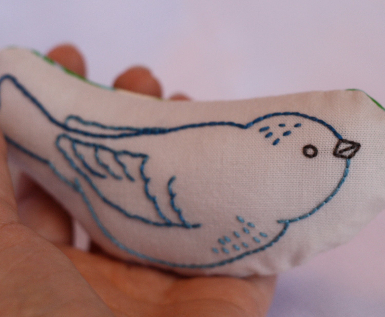 Blue Bird Rattle - Soft Baby Toy