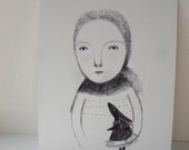 Vita - Original drawing on paper