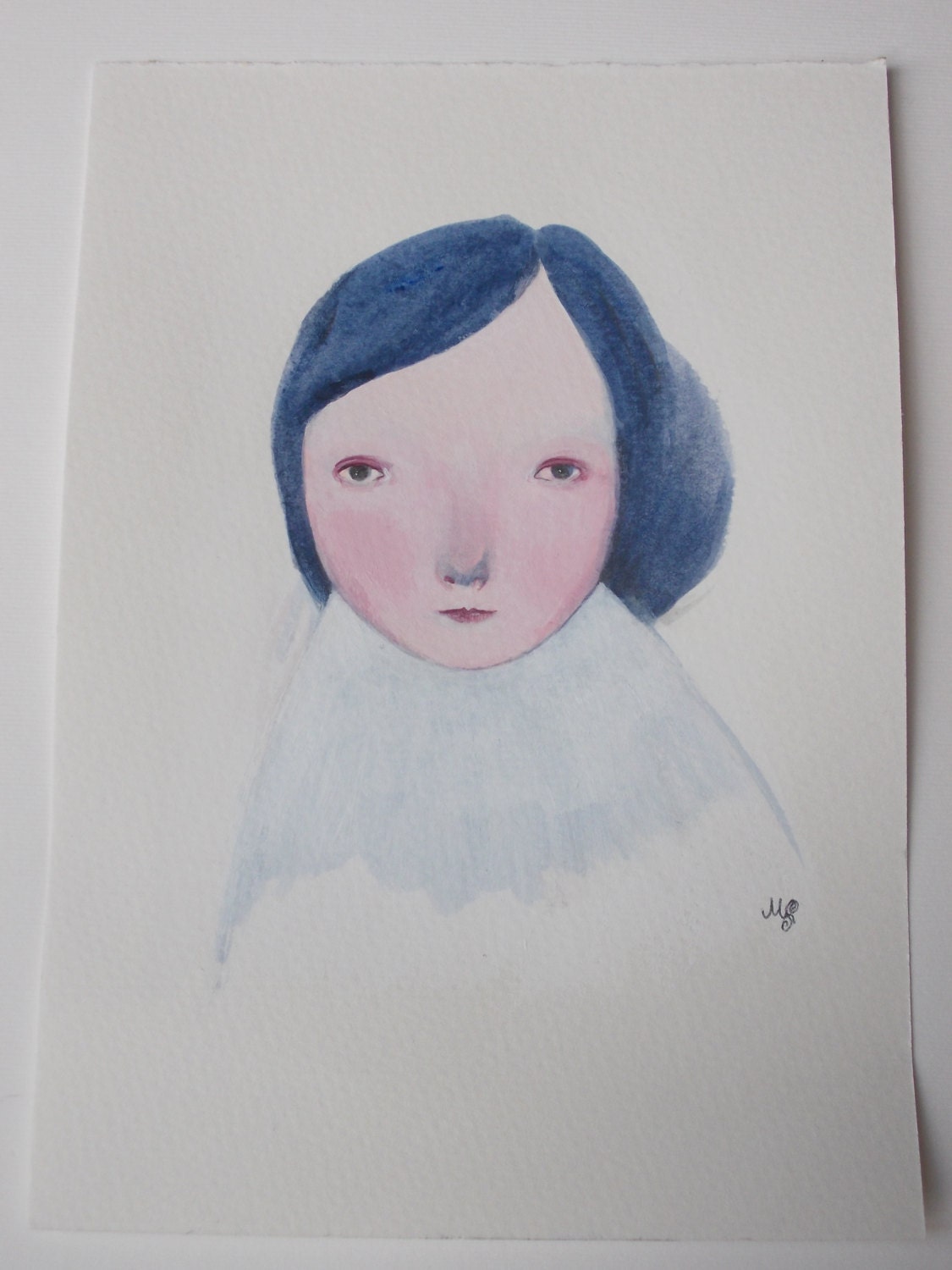 Iris - Original acrylic sketch