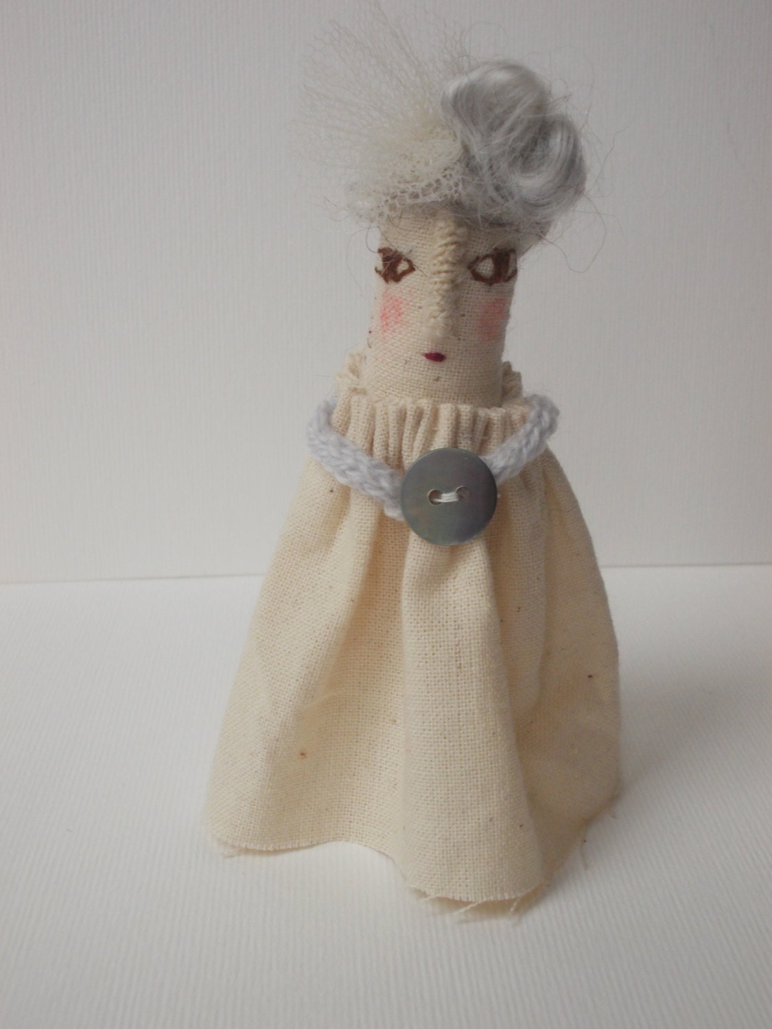 Little Greta - a folk art doll