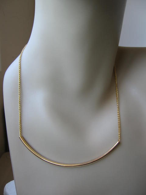 FREE - Brass Tube Necklace- Get This FREE With A Purchase of 25 Dollars or More From This Shop