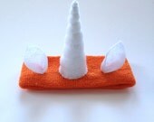 San Francisco Giants Unicorn Headband - Orange Sweatband Fan Gear - Football Accessory