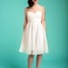 Candy Dot Dress, Strapless, Ivory Tulle, Made to Order