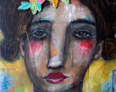home mixed media painting