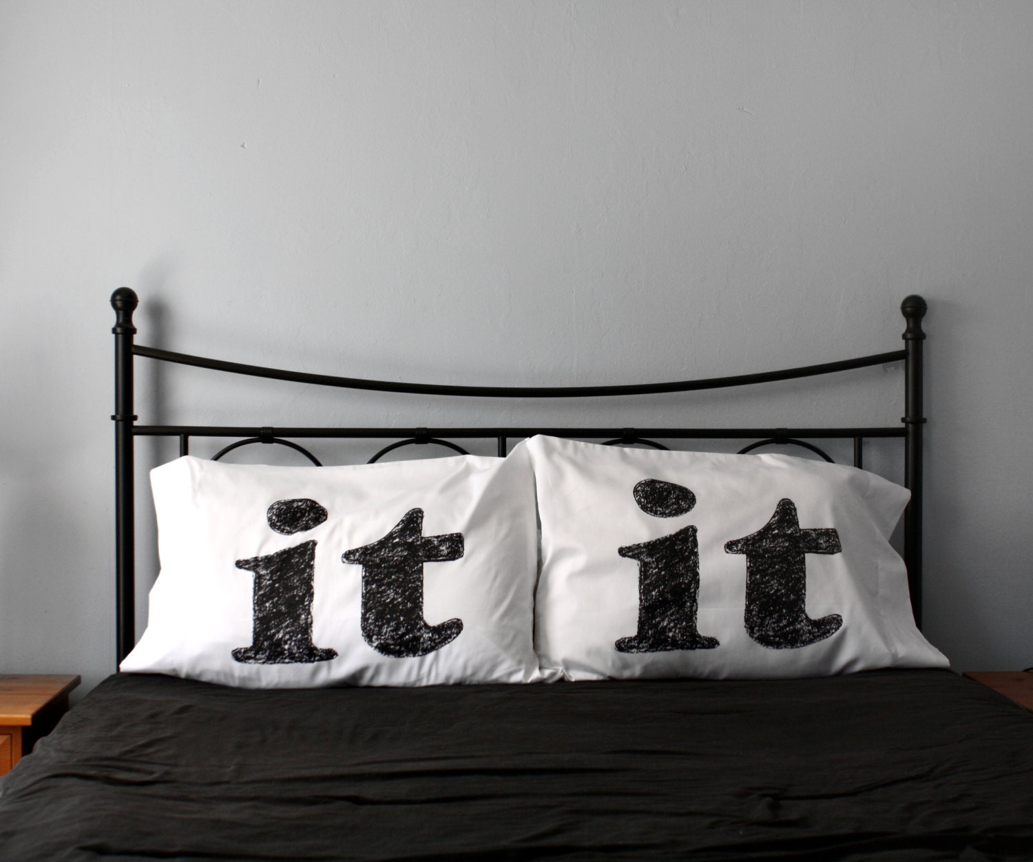 His, Hers It Pillow case Set, funny gag gift - Xenotees