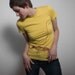 Lobster Womens T-shirt - mustard yellow American Apparel Organic womens tshirt, eco friendly clothing, gift for her, typography