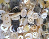 Vintage Pearl Button Destash  50 Mother of Pearl Shell Lot