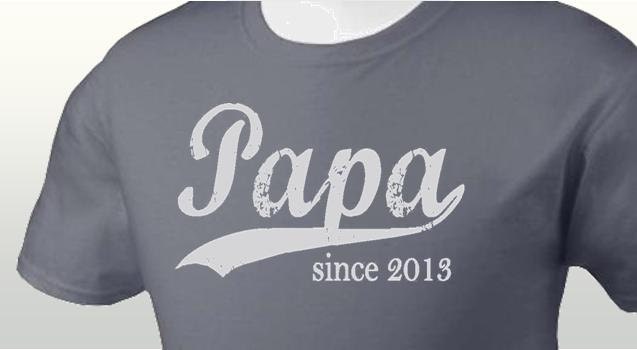 Personalized Tshirt - Custom Father's Day Gift - mens tshirt - size 2XL - many colors available