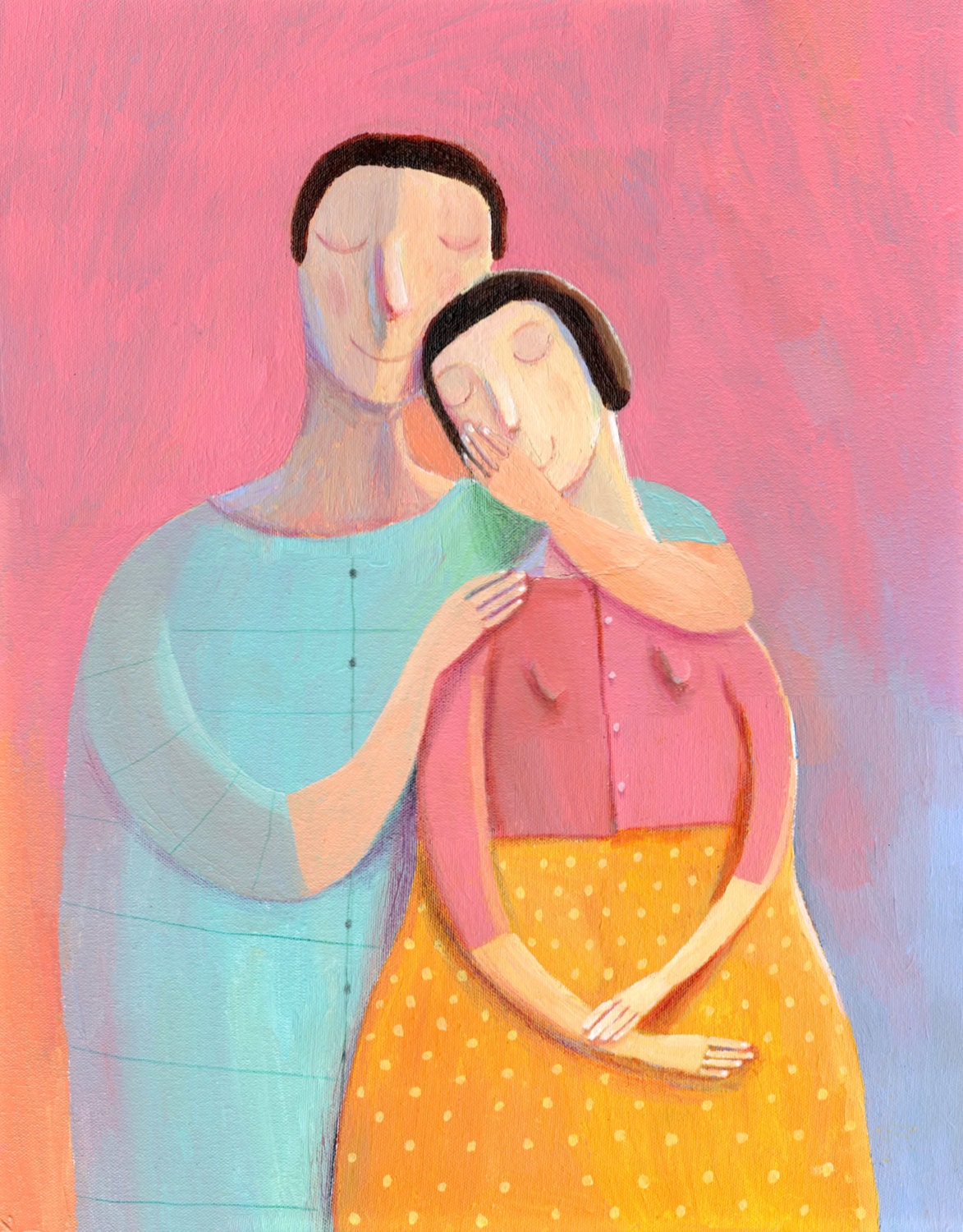 Together  original painting on canvas