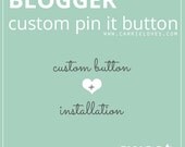 Custom Hovering Pin It Button For Images