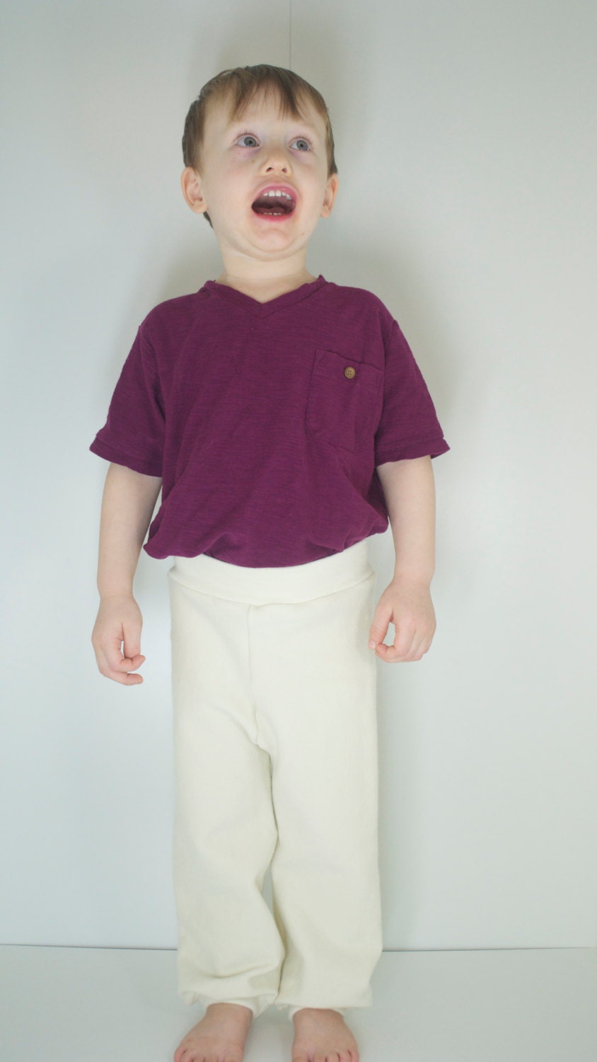 Wool Baby Pants / Merino Wool Longies / Organic Wool Pants / Wool Diaper Cover / Woolies