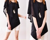 Leaves 3.1  - asymmetrical layered top (Y3108)