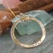 Golden Eternity ring........hand stamped Gold Filled mothers necklace