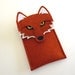 Samsung Galaxy Note 2 case - Fox in rusty felt