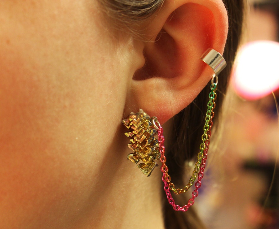 Bismuth Ear Cuff