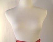 Red Sash  - Red Silky Belt - Silky Satin Tie - Shiny Red Crinkled Silky Satin
