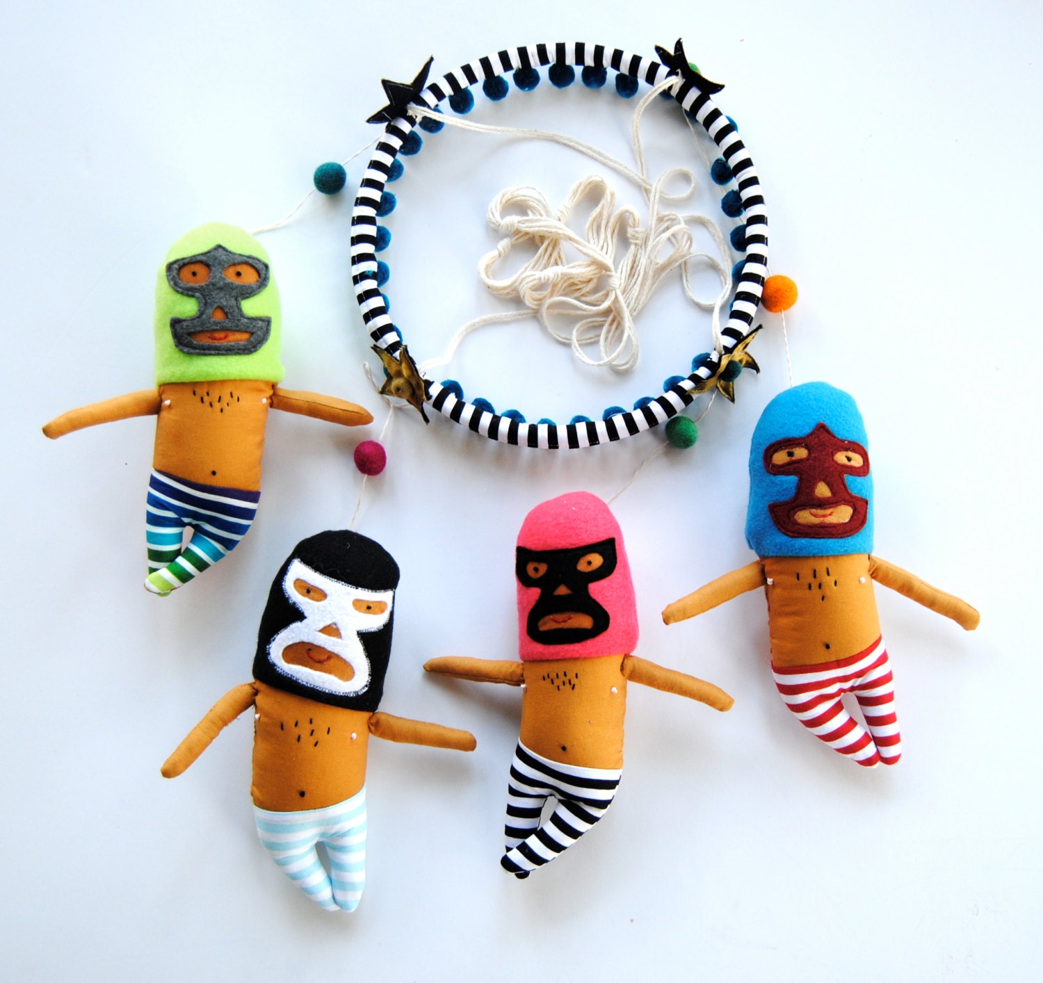 Luchador Mobile Made to Order Modern Nursery