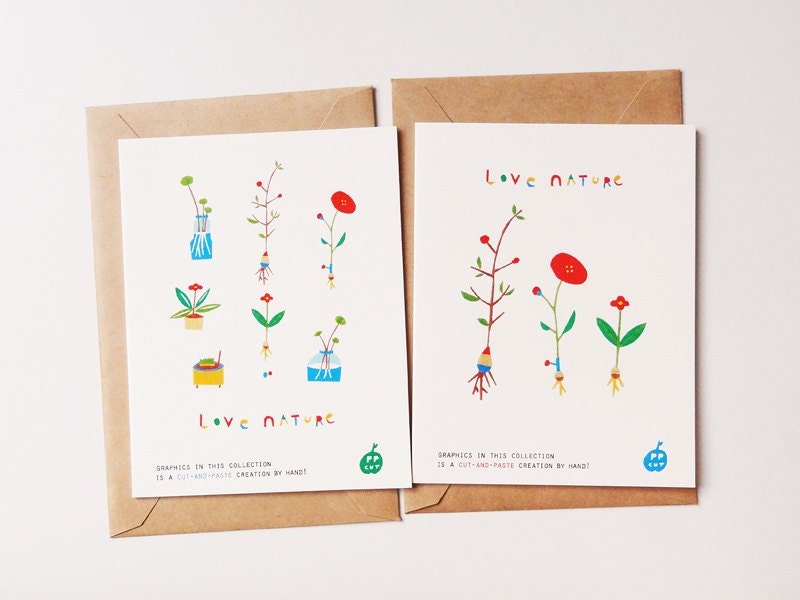 Love Nature Cards (set of 2)