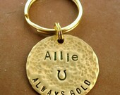 Full of Personality Personalized Bridle Tag in brass for your favorite horse